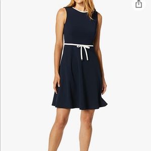Brand New With Tags Tommy Hilfiger Navy Fit & Flare Dress Sz 4